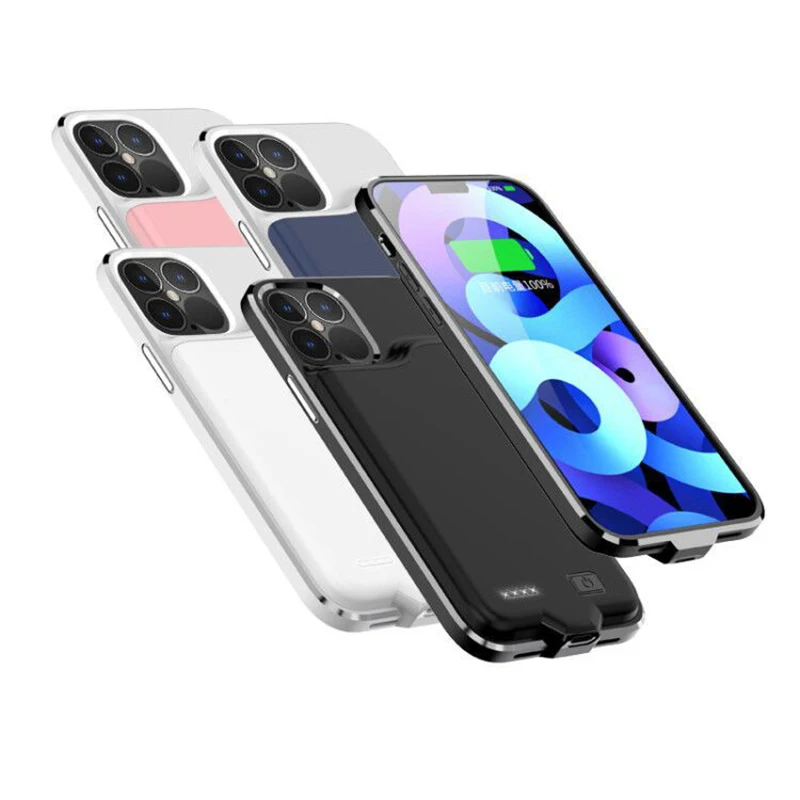 Battery Charger Case For Iphone 12 11 Pro Max 12Mini Power Bank Charging Charger Cover Case For Iphone X Xs Max Xr 6 6S 7 8 Plus