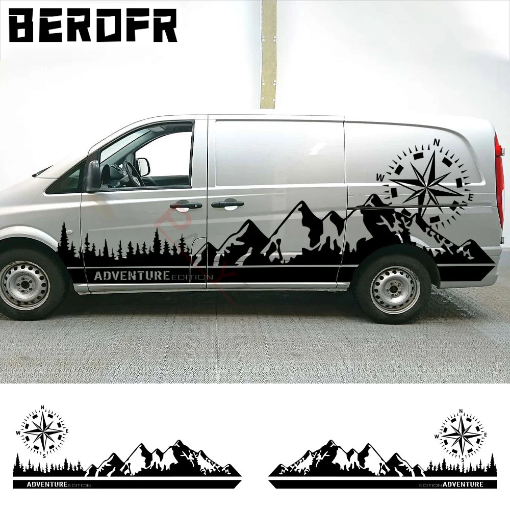 Adesivi Per Auto Per Mercedes Benz Vito V Classe Viano W447 W639 W638 Camper Camper Grafica Decalcomanie In Vinile Accessori Per La Messa A Punto
