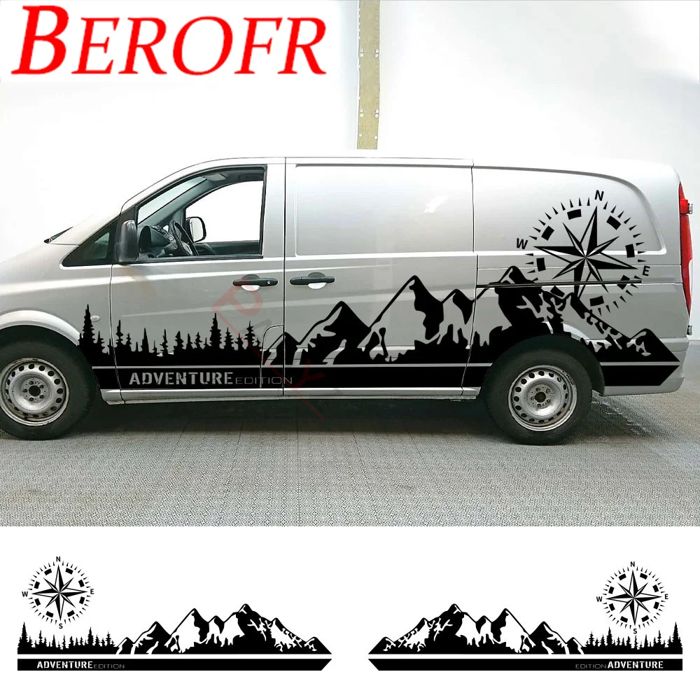 Adesivi Per Auto Per Mercedes Benz Vito V Classe Viano W447 W639 W638 Camper Camper Grafica Decalcomanie In Vinile Accessori Per La Messa A Punto