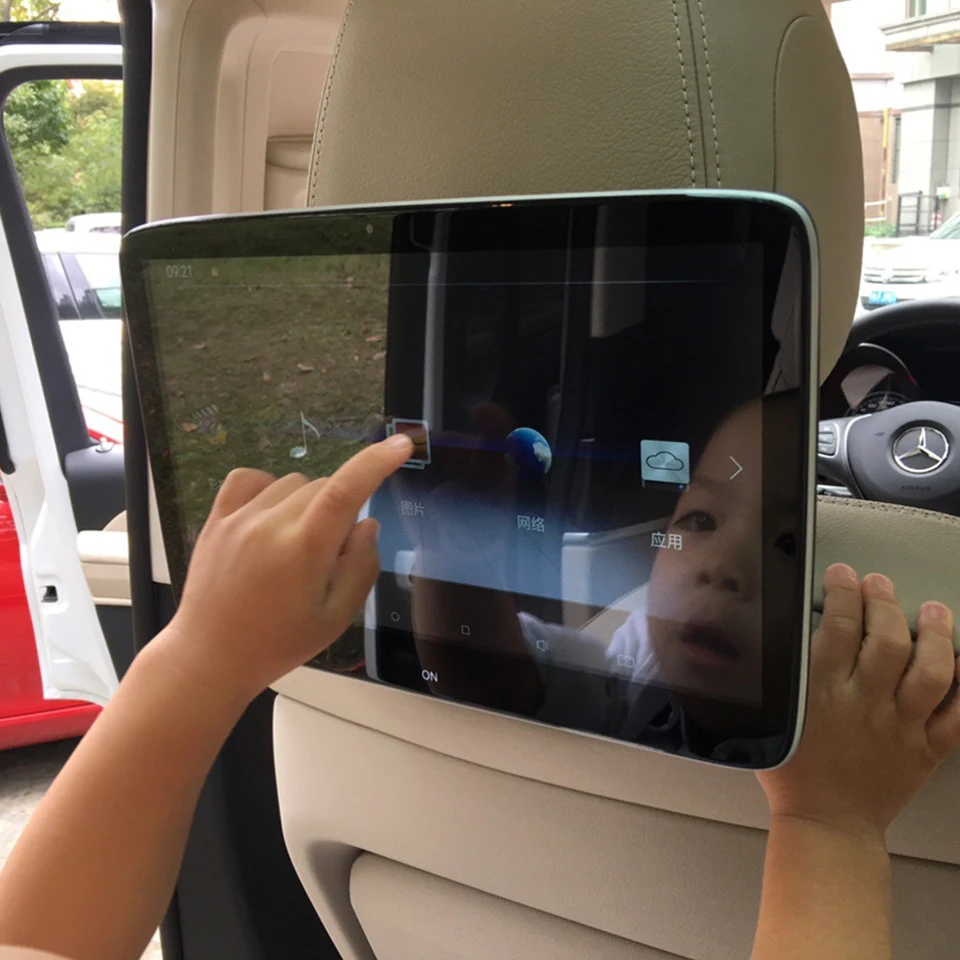 Poggiatesta Car Monitor Sistema Android 12.0 Per Mercedes Benz W203 W204 W211 W639 W638 W212 W205 W166 W222 Con Touch Screen Wifi