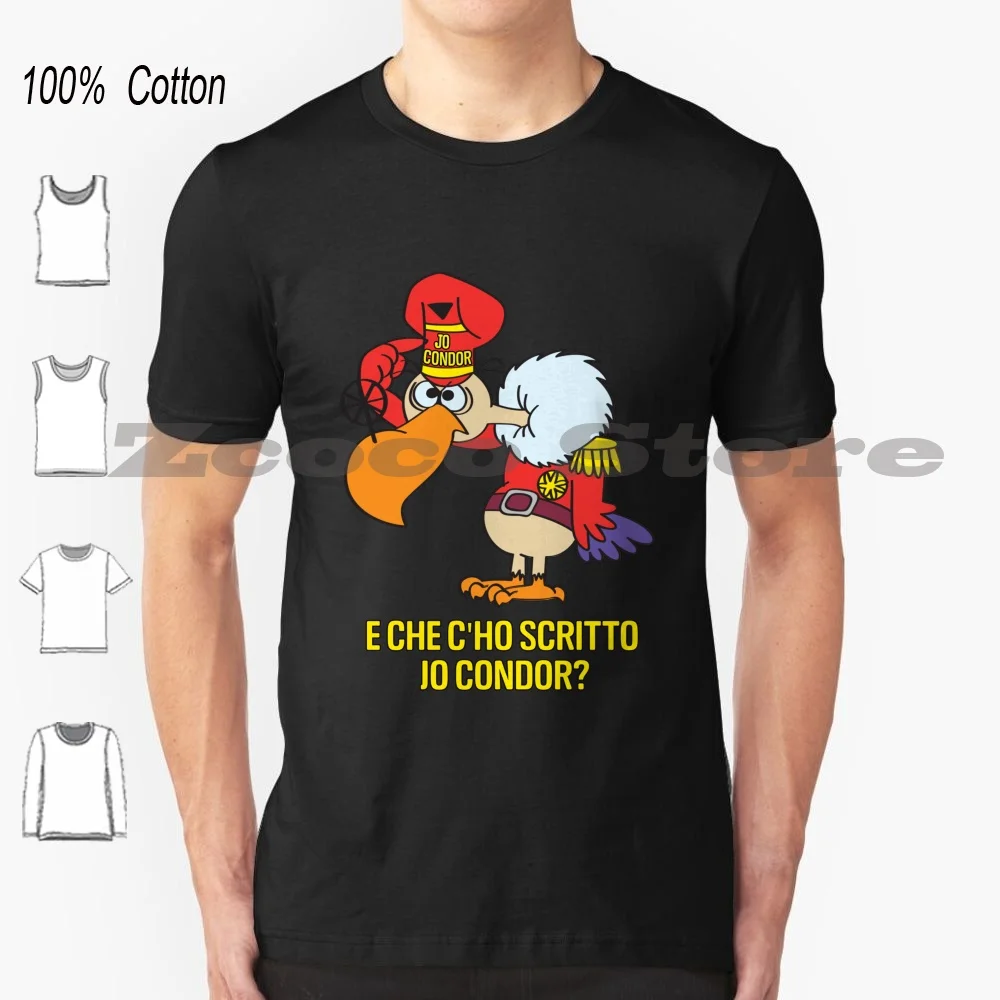 Jo Condor T Shirt 100% Cotone Confortevole Di Alta Qualità Jo Condor Condor Carosello Advertt