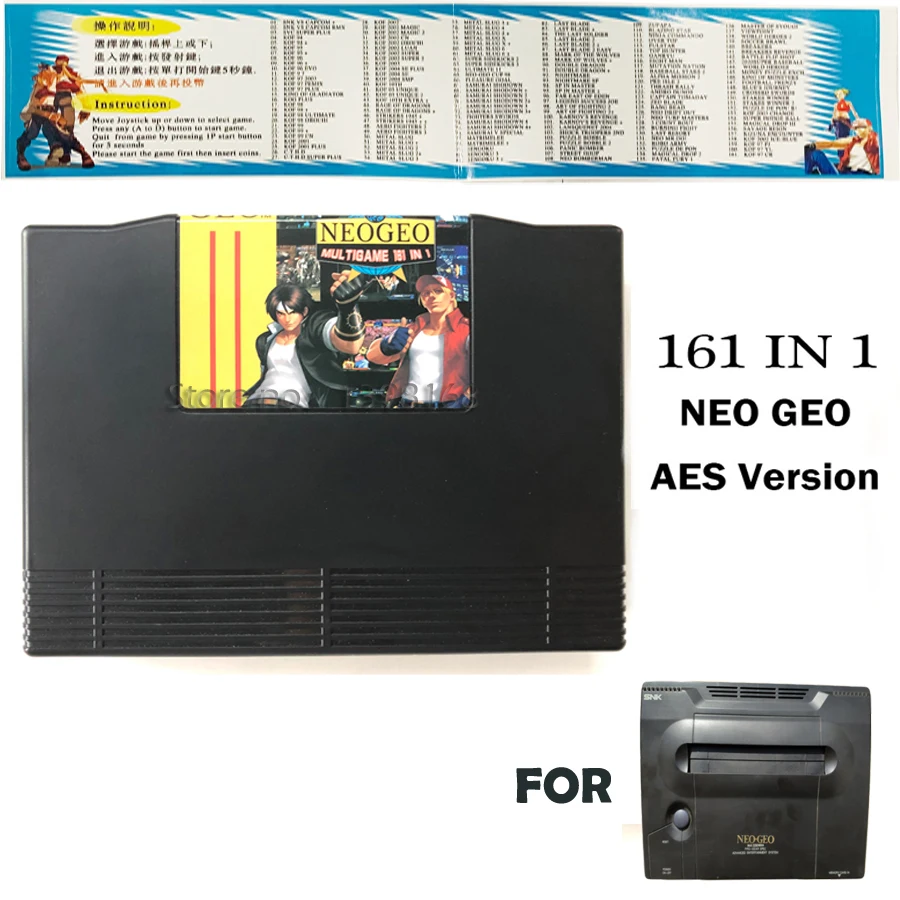 Neo Geo Aes 161 In 1 Fighting Jamma Neo Geo Aes Cartucce Per Giochi Arcade Jamma Game Arcade Machine Cartucce Arcade