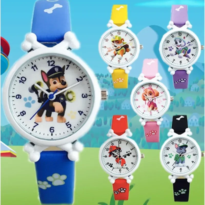 Paw Patrol Watch Cartoon Figure Kid Orologi Skye Chase Marshall Everest Orologi Elettronici Digitali Impermeabili Regali Di Natale