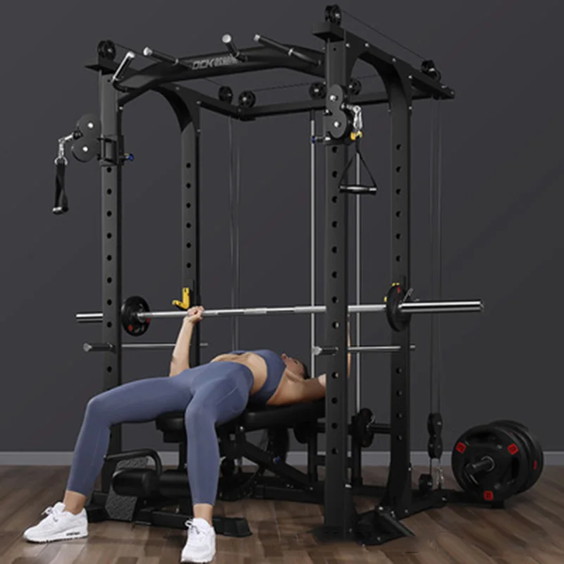 Dispositivo Di Allenamento Completo Frame Smith Machine Home Free Squat Bench Press Combinazione Di Attrezzature Per Il Fitness Commerciale