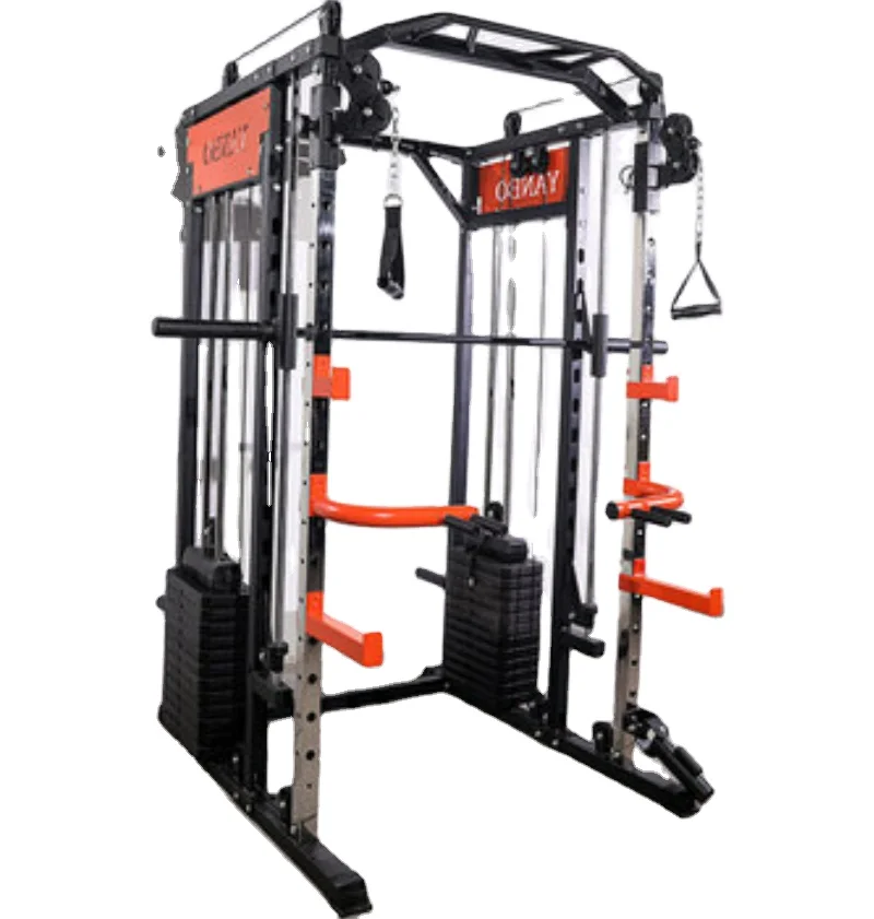 Smith Machine Squat Rack Gantry Fitness Home Trainer Completo Free Squat Bench Press Attrezzature Per Il Fitness