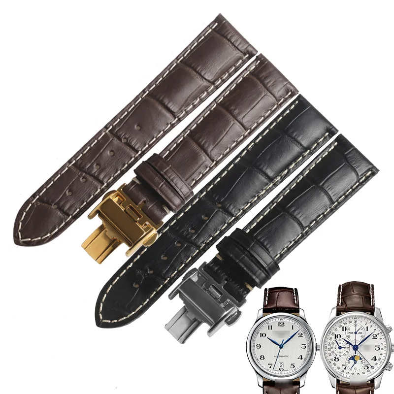 Wentula Cinturini Per Longines Master Collection L2 L4 Cow Leather Watch Band Cinturino In Pelle L2.628/L2.673
