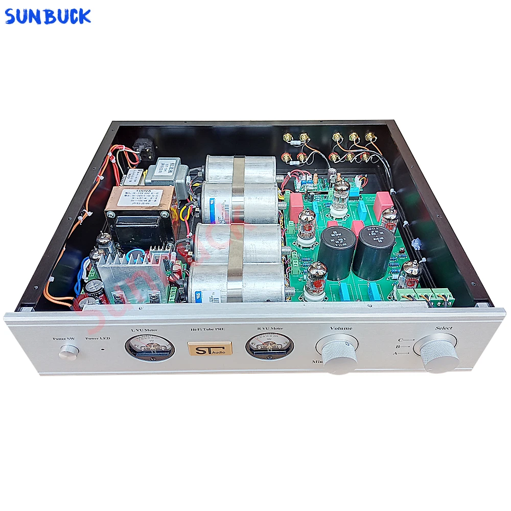 Sunbuck Riferimento American Cat King Cat-Sl1 Tube Preamplificatore 6X4 Ecc82 Ecc83S 6922 12Au7 12Ax7 Tube Preamp Hifi Amplifie Audio