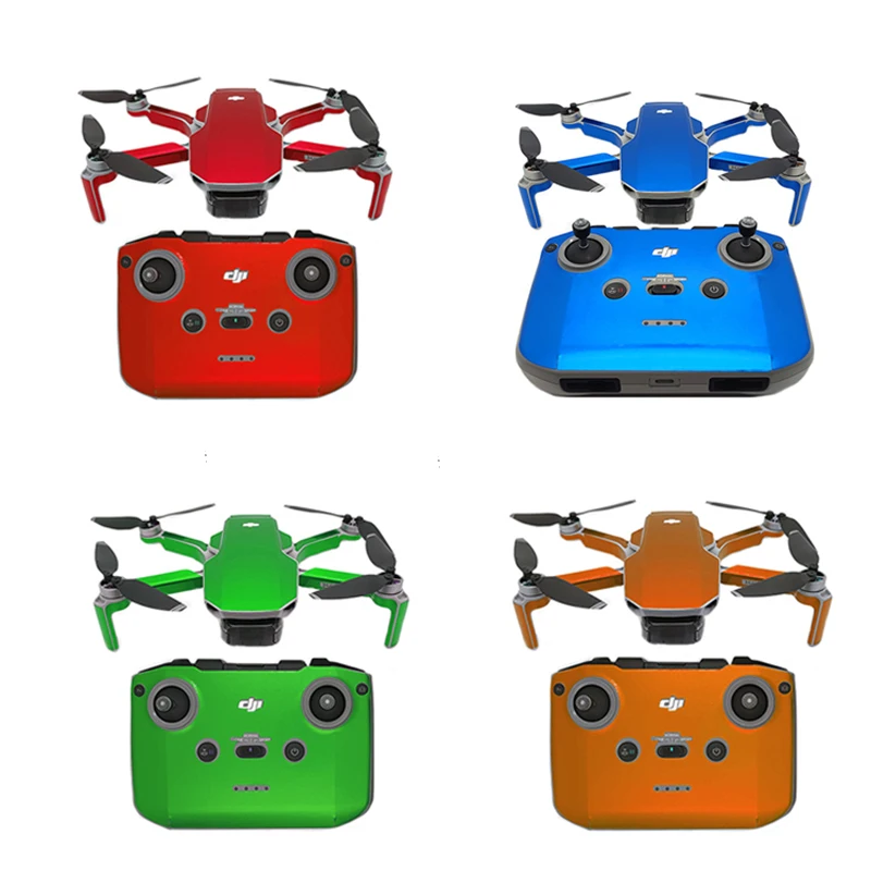 Adesivi Per Droni Skin Skin Protettiva Impermeabile Drone Body Arm Telecomando Skin Per Accessori Dji Mini 2