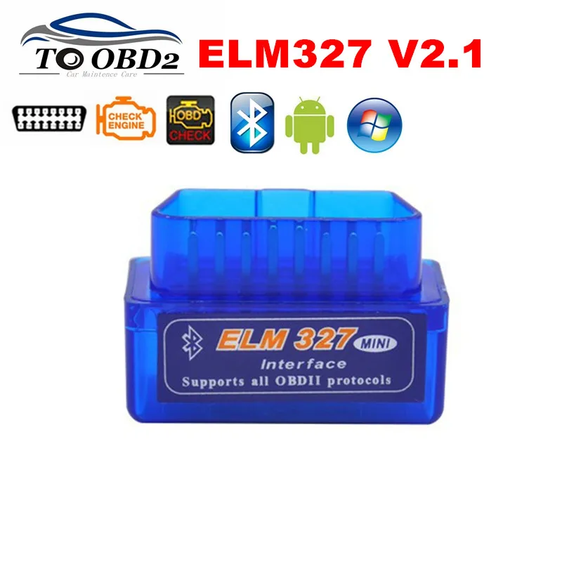 Auto Diagnostica Scanner Elm327 Bluetooth V2.1 Obd2 Can-Bus Tester Supporta Android Torque/Symbian Lavori Multi-Auto Elm 327 Hot