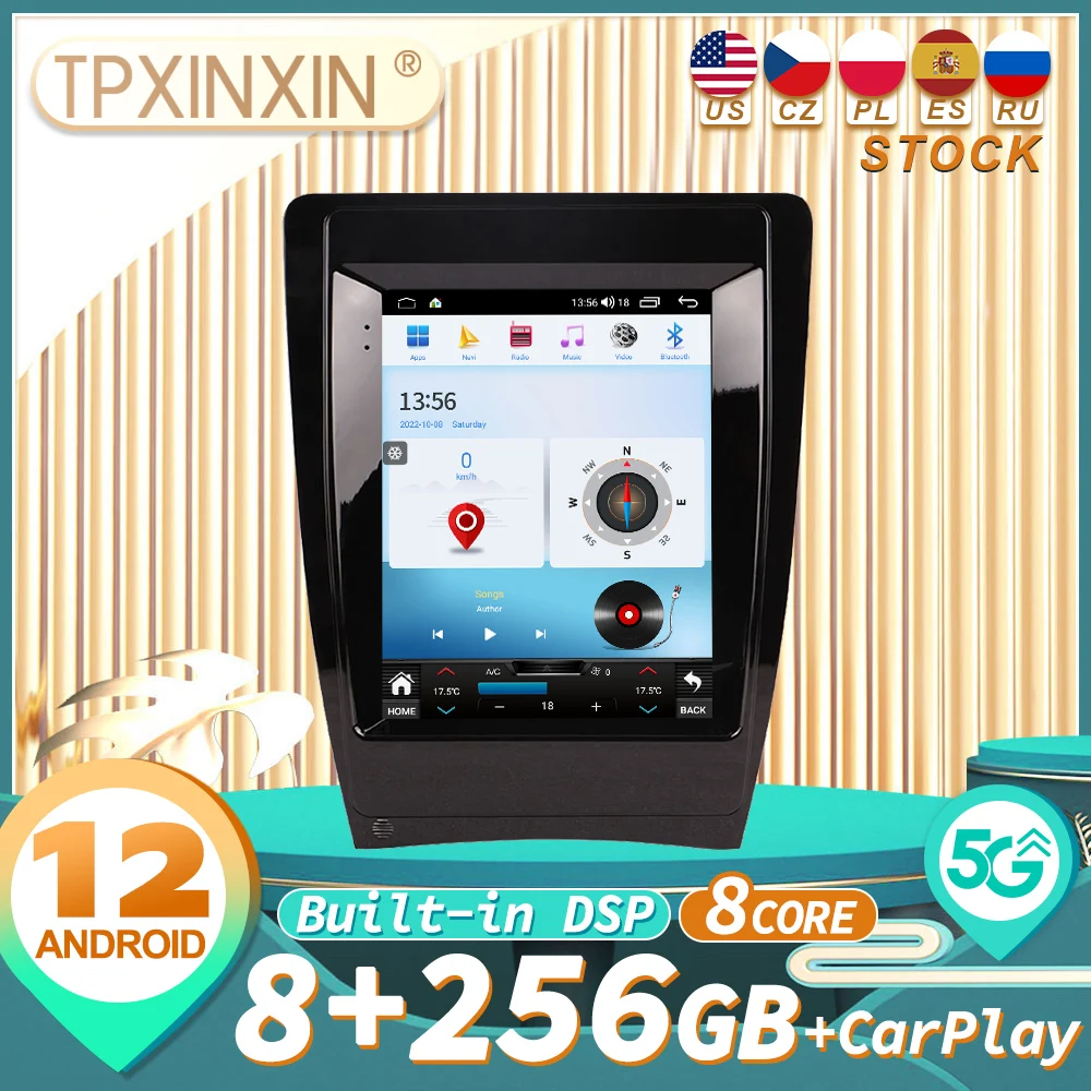 Per Audi A3 2008 - 2012 Carplay Android 12 Autoradio Ricevitore Stereo Autoradio Lettore Multimediale Navigazione Gps