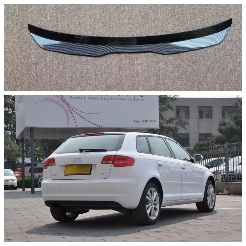 Spoiler Sayap Belakang Per Audi A3 Sportback 8P Facelift 2004-2013 Abs Plastik Glossy Hitam Spoiler Sayap Mobil A3 Hatchback