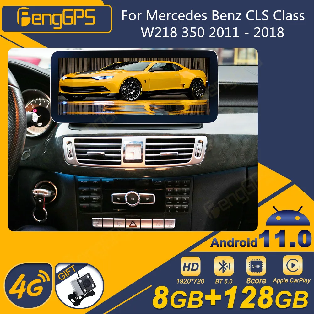 Per Mercedes Benz Classe Cls W218 350 2011 - 2018 Autoradio Android 2Din Ricevitore Stereo Autoradio Lettore Multimediale Gps Navi