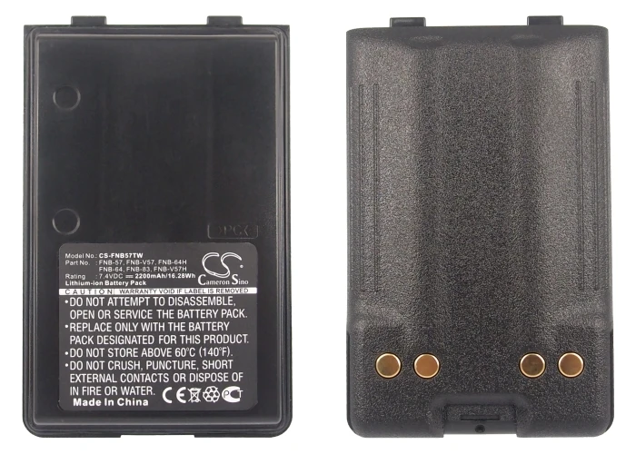 Batteria Radio Bidirezionale Per Yaesu Fnb-57 Fnb-64 Fnb-64H Fnb-83 Fnb-83H Fnb-V57 Fnb-V57H Fnb-V67Li Vxa-120 Vxa-170 Vxa-200 Vxa-210