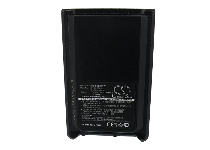 Batteria Radio Bidirezionale 2200Mah Per Yaesu Fnb-V103 Fnb-V103Li Fnb-V104 Fnb-V104Li Fnb-V131Li Fnb-V132Li Vx-231 Vx-230 Vx-231L