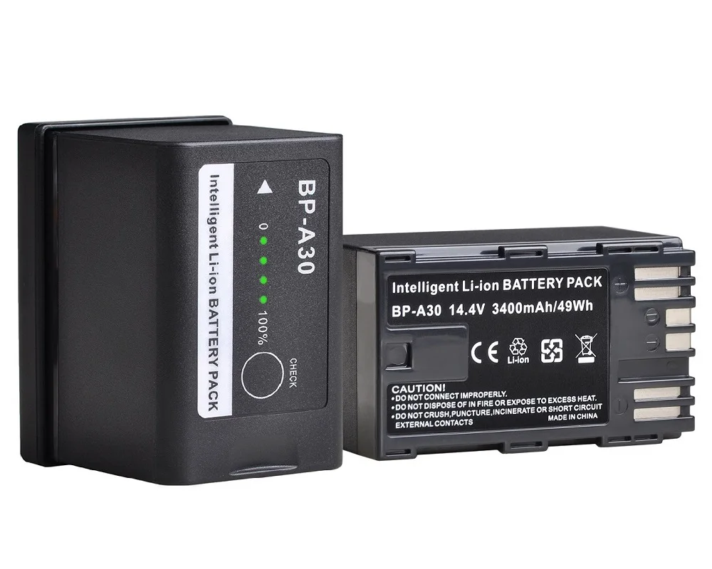 Sostituzione Della Batteria Bp-A30 Bp A30 Per Canon Bp-A30 Bp-A60 Bp-A90, Eos C200, C200B, C220B, Eos C300 Mark Ii, C300 Mk Ii