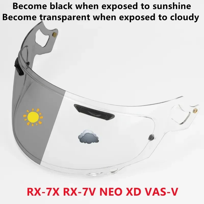 Visiera Fotocromatica Per Arai Rx-7X Rx7X Corsair-X Rc Rx-7V Rx7V Papide-Neo Xd Vas-V Astro-Gx Quantum-X Signet-X Chaser-X Quatic