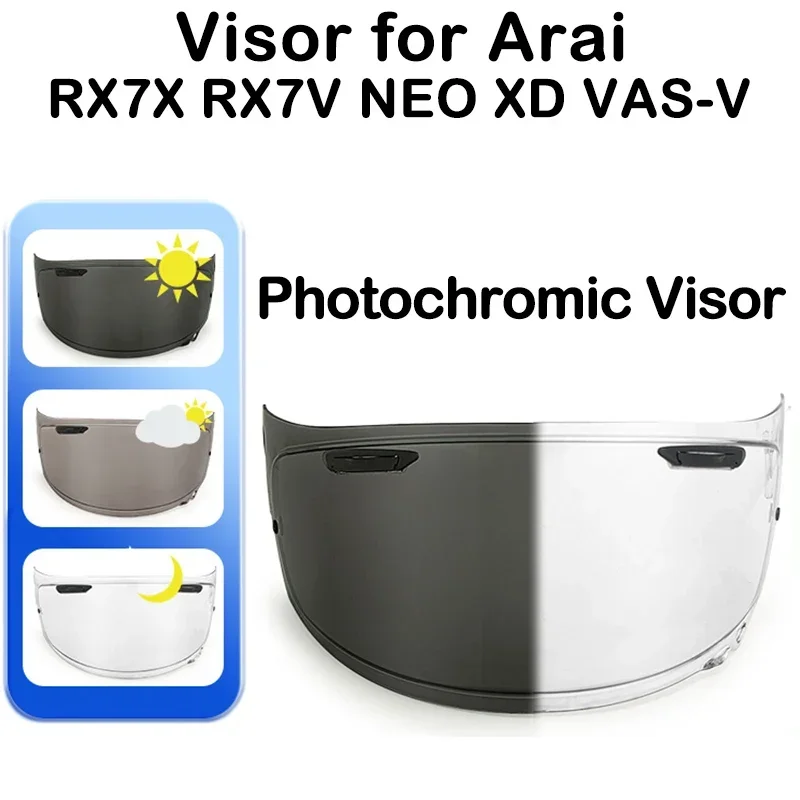Visiera Fotocromatica Per Arai Rx-7X Rx7X Corsair-X Rc Rx-7V Rx7V Papide-Neo Xd Vas-V Astro-Gx Quantum-X Signet-X Chaser-X Quatic