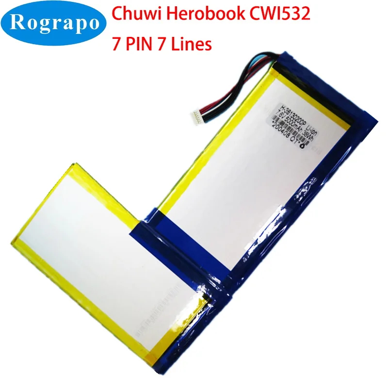 Batteria Per Notebook Portatile 7.6V 5000Mah 38130200 Per Accumulatore Chuwi Herobook Cwi532 Herobook Pro Cwi514