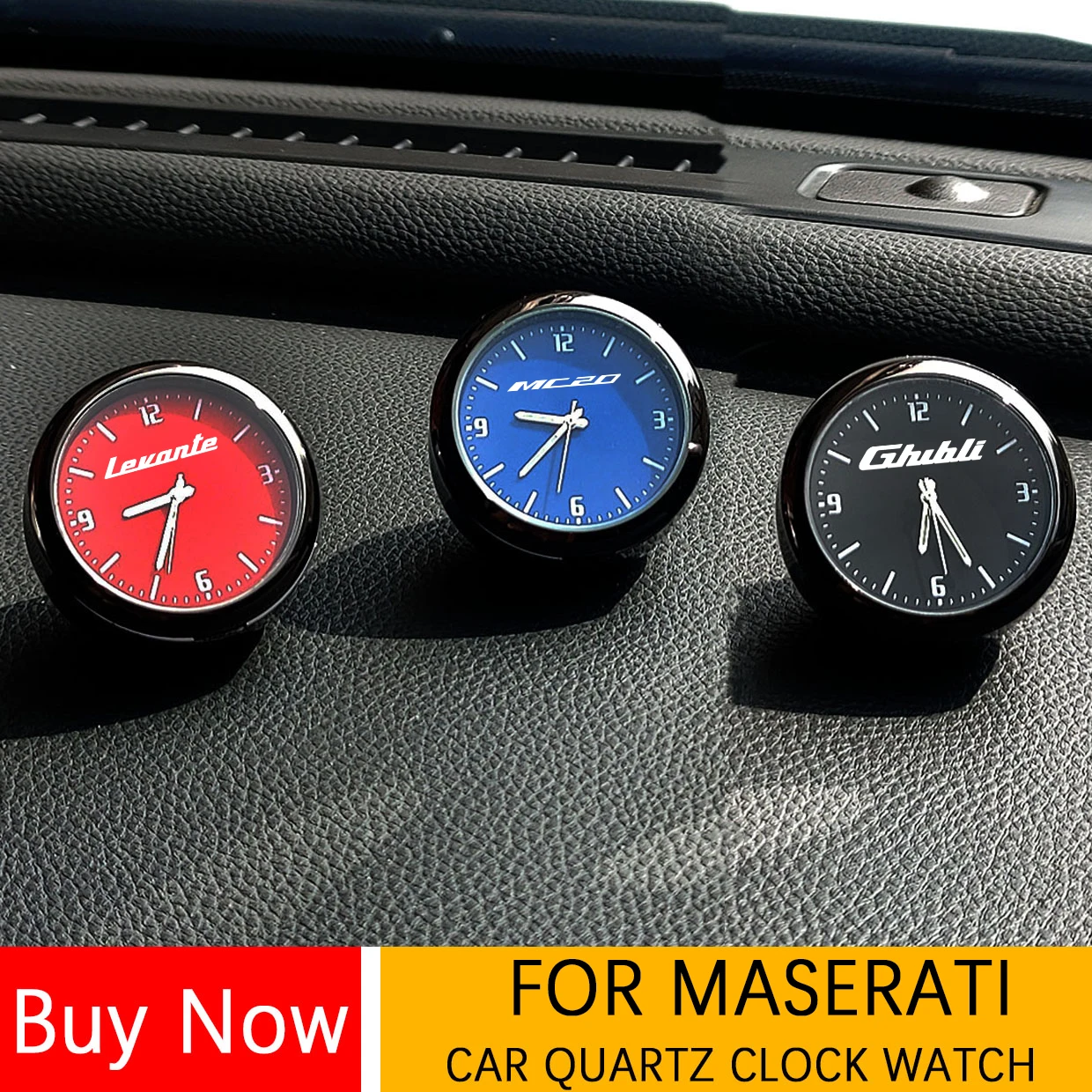 Orologio Al Quarzo Per Auto Orologio Al Quarzo Elettronico Per Interni Auto Modificato Per Maserati Ghibli Gransport Maisurismo Rising Mc20 Mc12