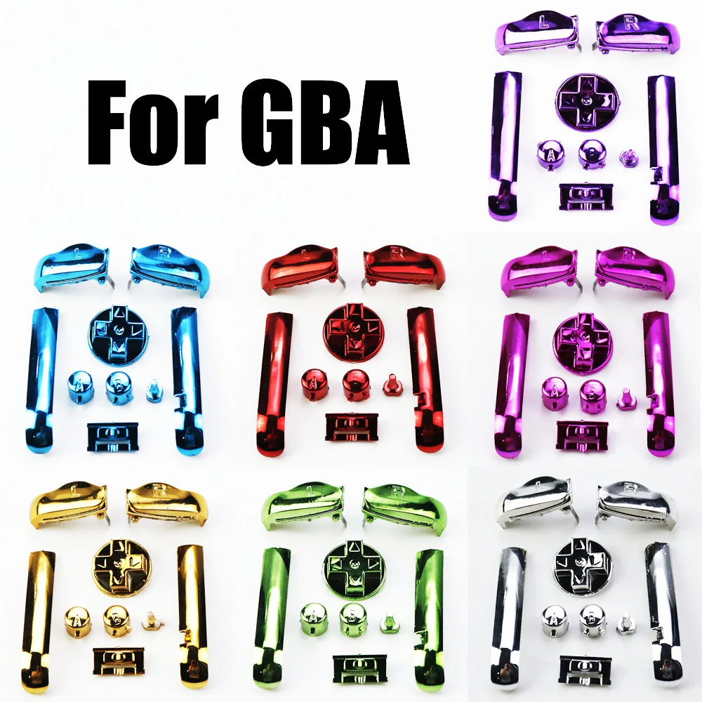 Potenza Di Ricambio Galvanica Per Gameboy Advance Per Gba On Off Key Keypad L R A B Direction Button D Pads