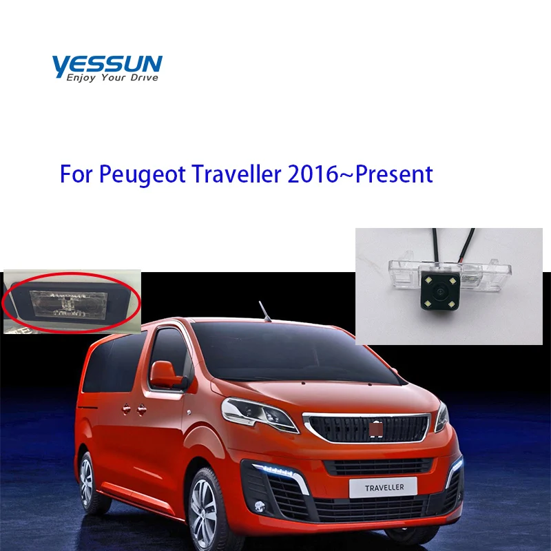 Accessori Per Auto Per Auto Telecamera Per Targa Telecamera Per Retromarcia Per Auto Telecamera Di Retromarcia Impermeabile Per Peugeot Traveller 2016