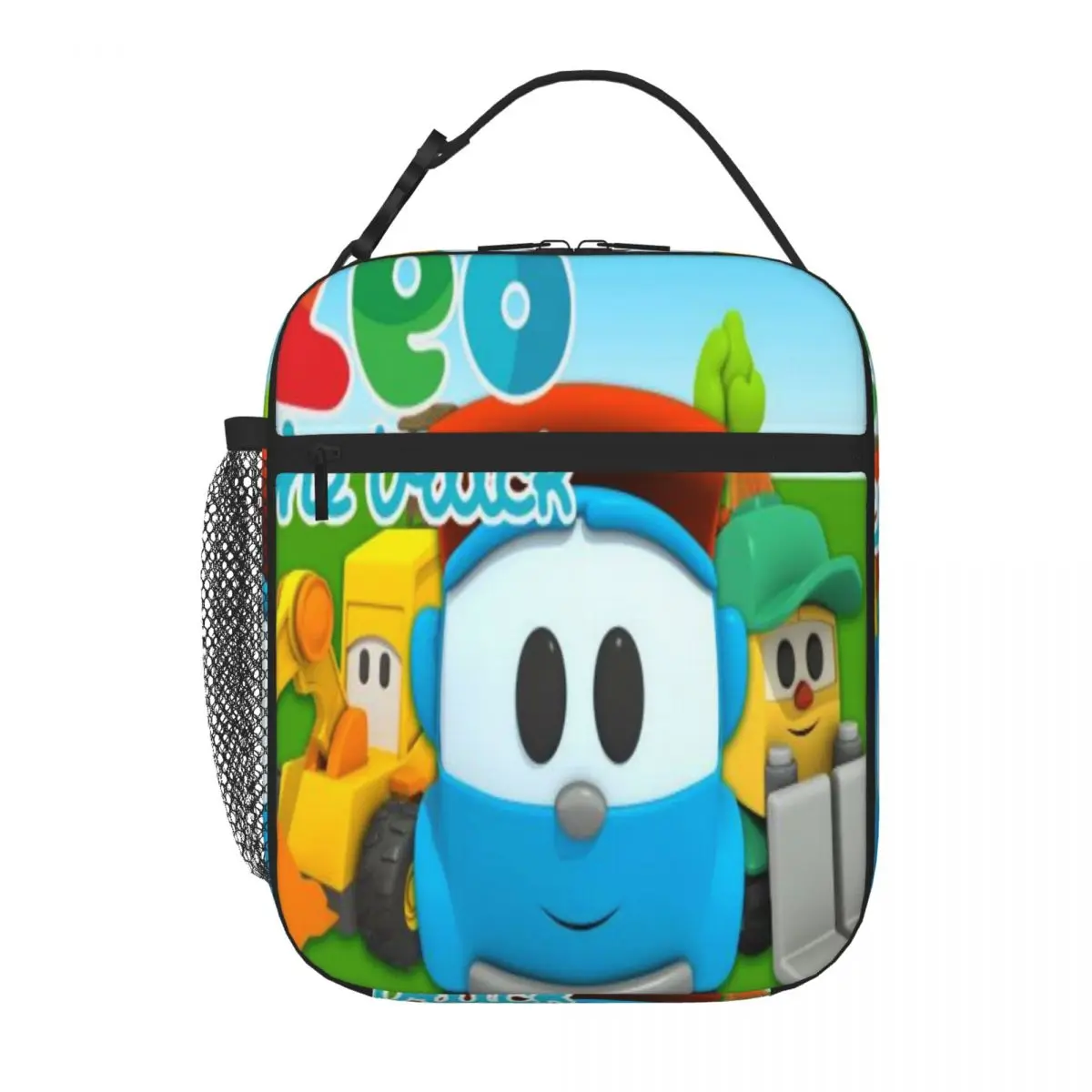 Leo The Truck 1848 Lunch Tote Picnic Lunchbox Bag Borsa Per Alimenti Per Bambini