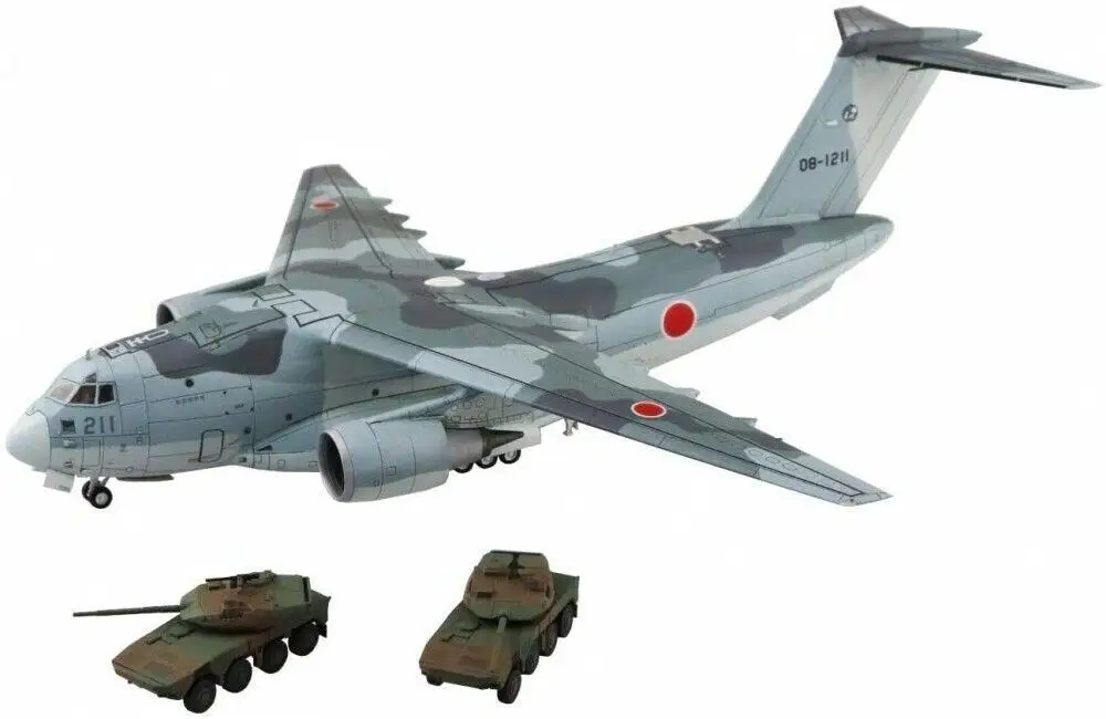 Aosima 05509 1/144 Air Self-Defense Force C-2 Sp Plastica Con Combattimento Mobile