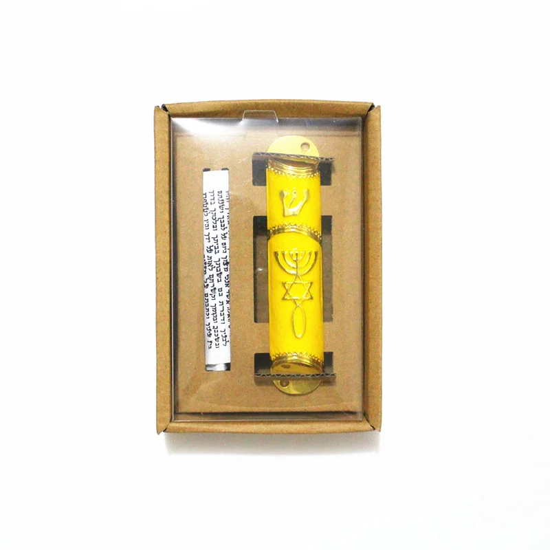 Mezuzah Con La Torah Pergamena Di Scorrimento Mezuza