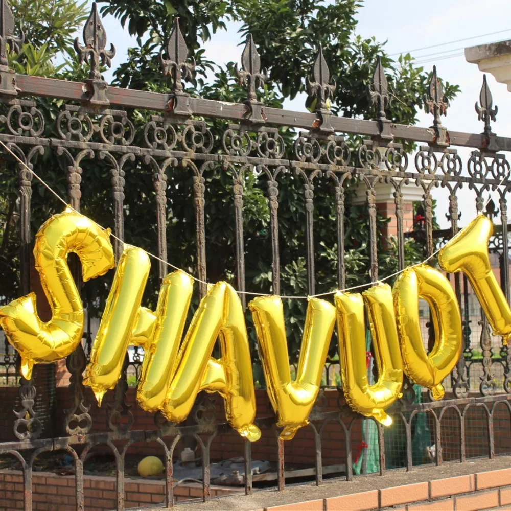 Ebraica Vacanza Felice Chanukah Shavuot Sukkot Prium Torah Benedizioni Rosh Hashana Palloncini Banner Decorazioni
