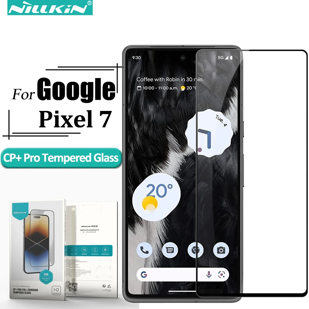 Nillkin Per Google Pixel 7 Vetro Temperato, Protezioni Per Schermo A Copertura Totale Cp + Pro 2.5D