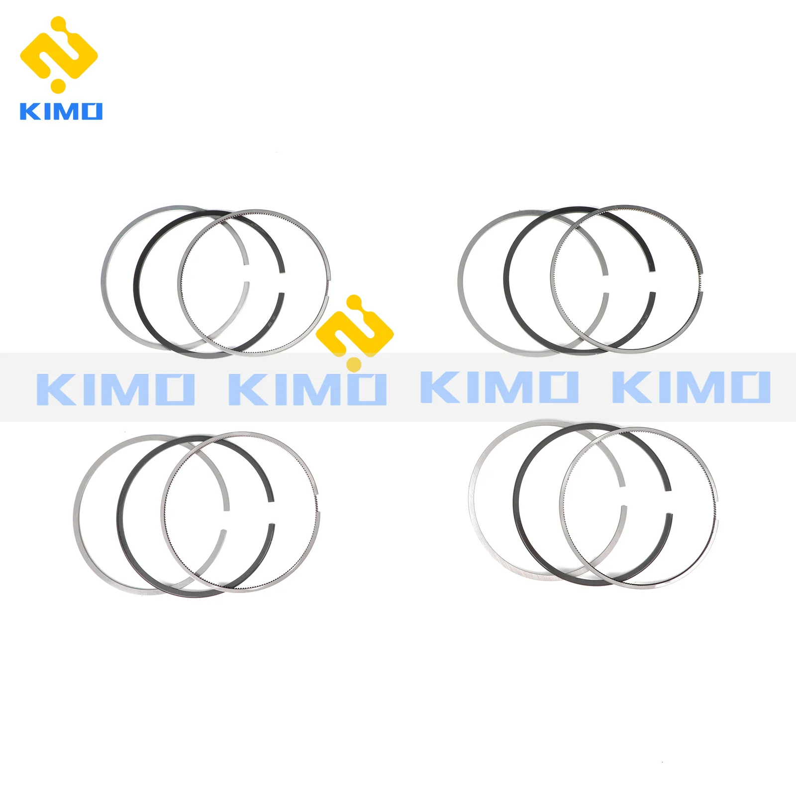 Set Fasce Elastiche Per Motore Diesel Bmw X1 X3 X5 2.0 N47 N47D20A 11257812636 - Std