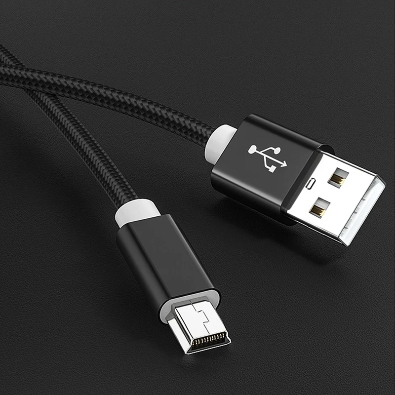 Cavo Mini Usb Cavo Caricatore Dati Rapido Da Mini Usb A Usb Per Telefoni Cellulari Lettore Mp3 Mp4 Fotocamera Digitale Gps Hdd Mini Usb