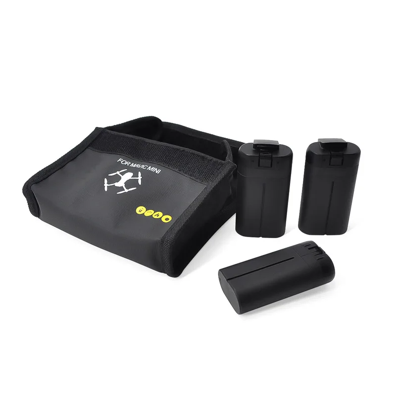 Per Dji Mini 2 Lipo Battery Bag Antideflagrante A Prova Di Fuoco 3 Pezzi Batterie Borsa Sicura Per Dji Mavic Mini 1 2 Se Accessori Per Droni
