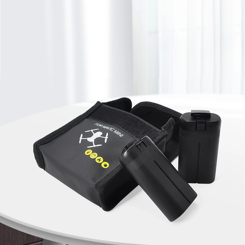 Per Dji Mini 2 Lipo Battery Bag A Prova Di Esplosione A Prova Di Fuoco 2 Pezzi Batterie Borsa Sicura Per Dji Mavic Mini 1 2 Se Accessori Per Droni