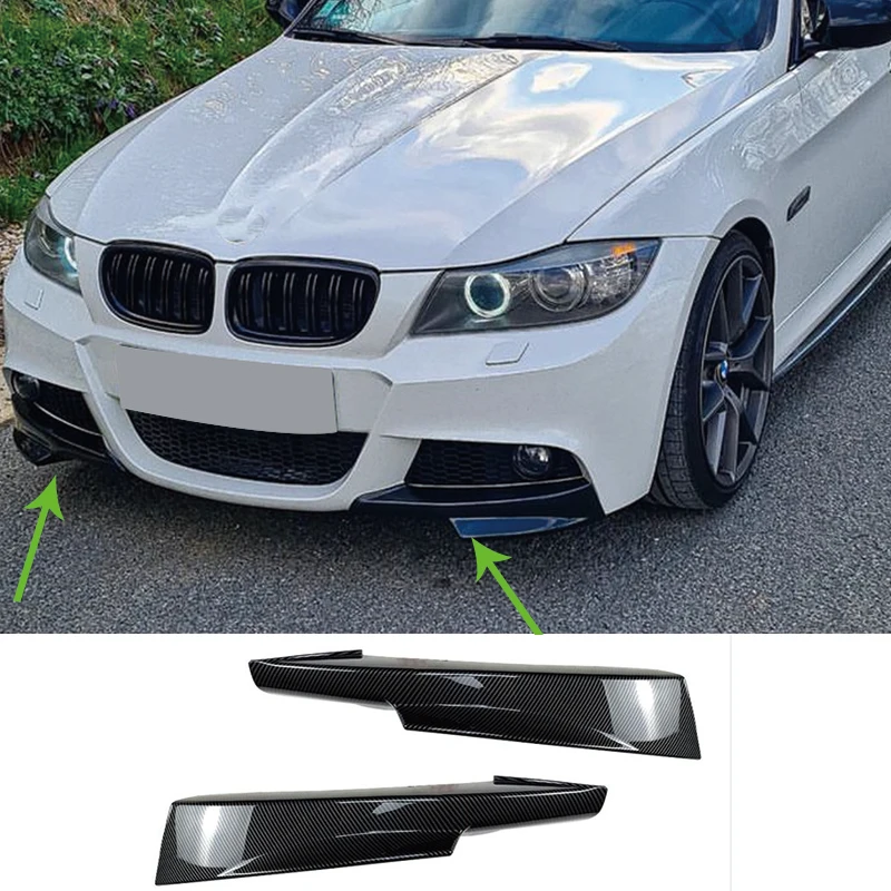 E90 M-Tech Abs Car Front Splitter Paraurti Grembiule Copertura Trim Per Bmw E90 M-Sport Paraurti 2009-2012