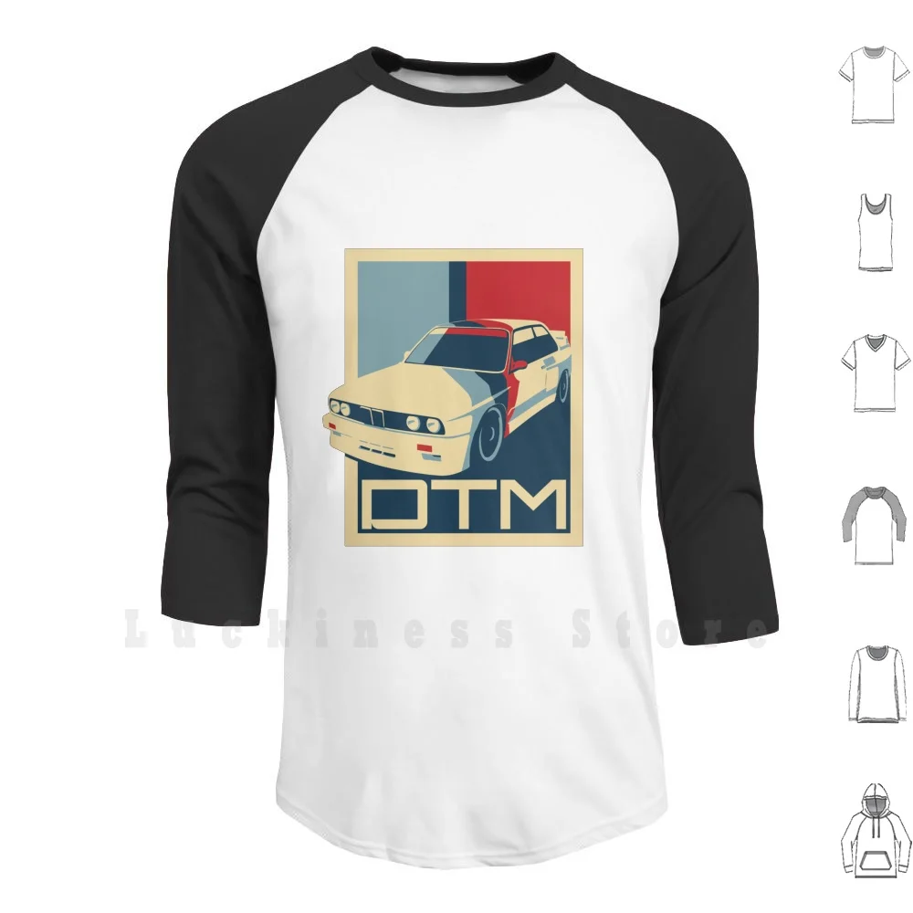 E30 M3 Vintage Dtm Racing Style Felpa Con Cappuccio Manica Lunga E30 Mtech Mtechnik Classic Classic Car Shark Nose Shark Oldschool