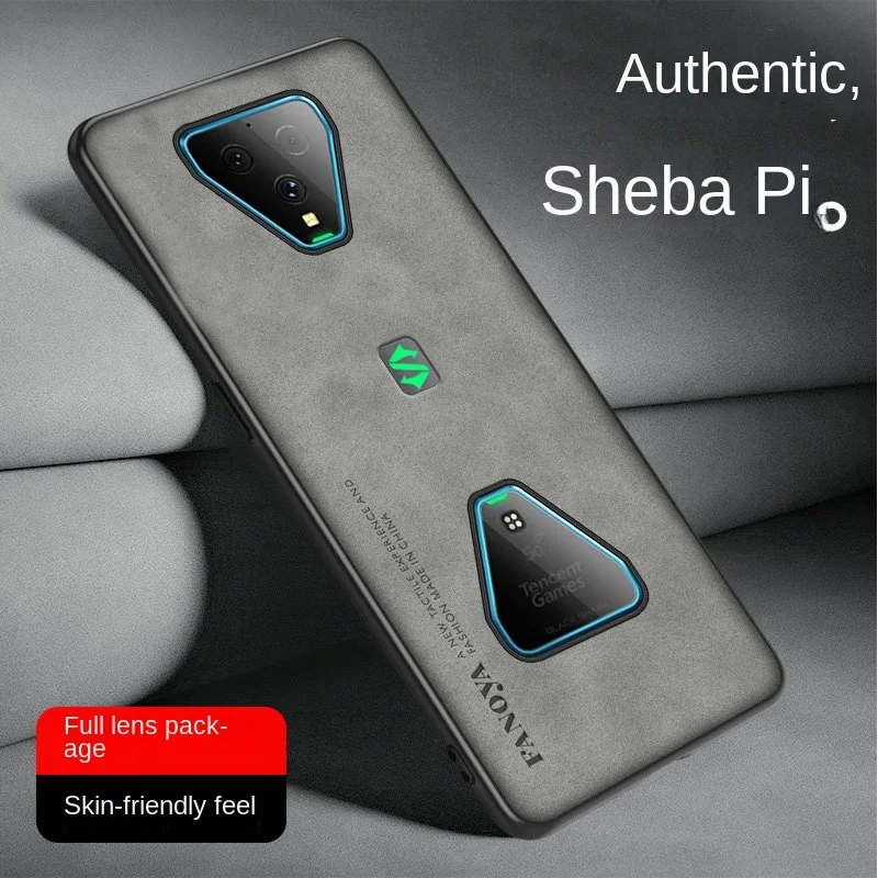 Black Shark 3 Pro Mbu-A0 Custodia In Pelle Pu Superficie Rigida Cover Posteriore Per Pc Custodia Antiurto Opaca Per Black Shark 3 Pro Mbu-H0