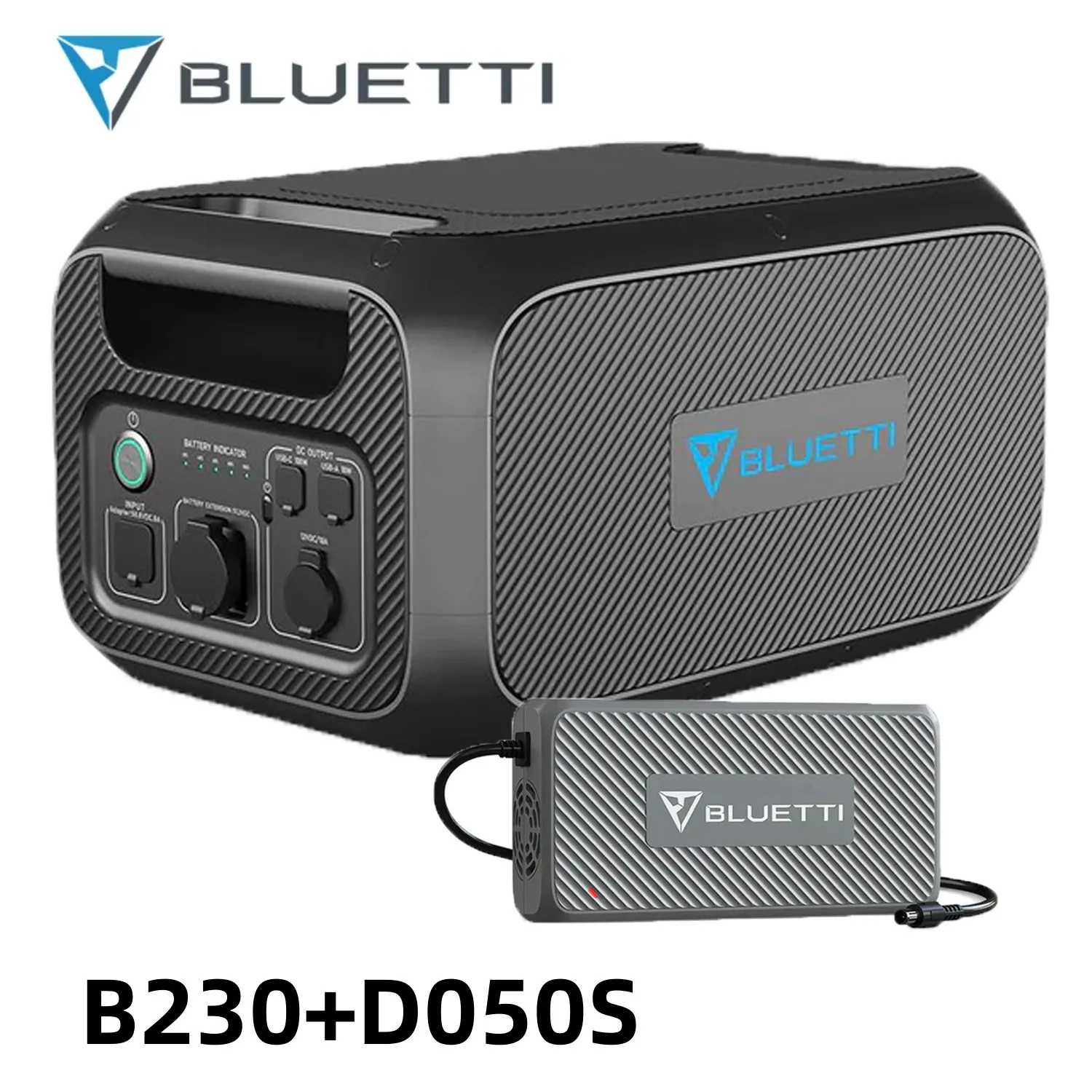 Batteria Di Espansione Bluetti B230 + D050S 2048Wh Batteria Lifepo4 Per Power Station Dc Charge Enhancer Ricarica Batteria Al Piombo Per Auto