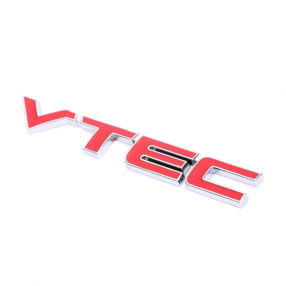 1 Pz/Lotto Car Metal Vtec Sticker Car Fender Stickers Decalcomanie Decorazione Vtec Emblem Per Honda Civic Accord Odyssey Crv