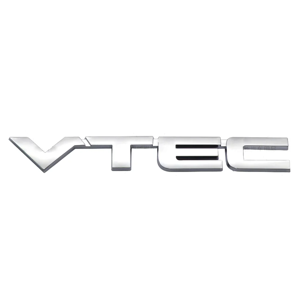 Abs Vtec Logo Car Rear Trunk Emblem Sticker Per Honda Civic Fit Accord Odyssey Jazz Crv Odyssey Jazz Crv Auto Body Badge Decalcomania
