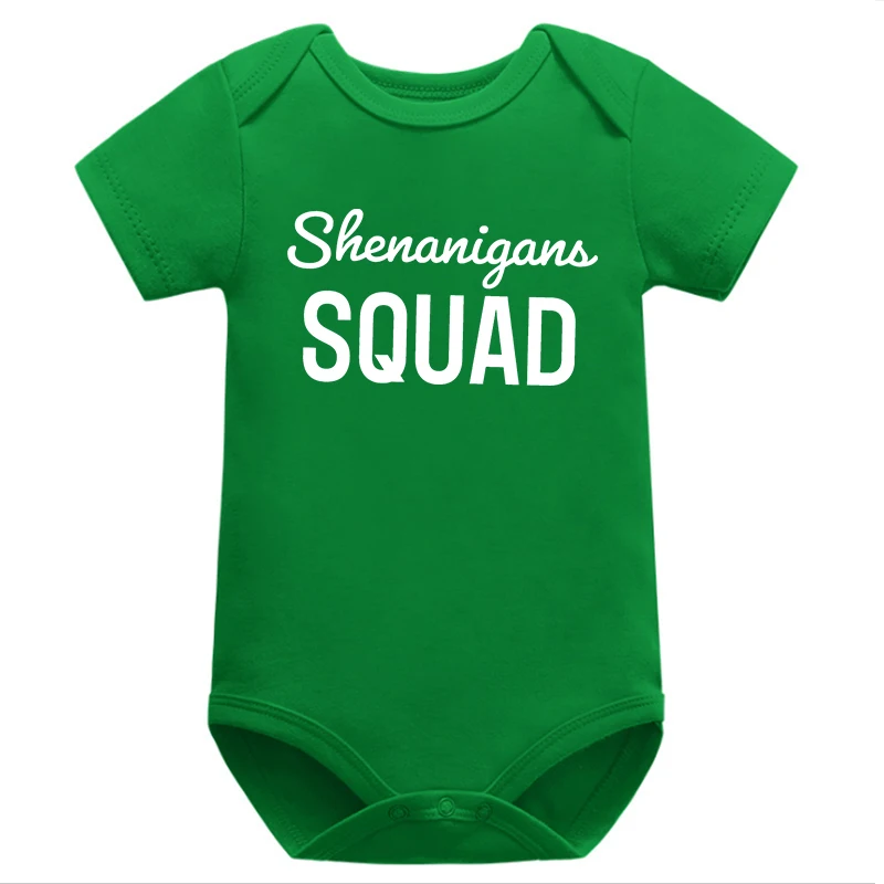 Shenanigans Squad Vestiti Per Bambina Lucky Shamrock Vestiti Per Neonati Irlanda Vestiti Per Bambina Abbinata San Patrizio Giorno Carino