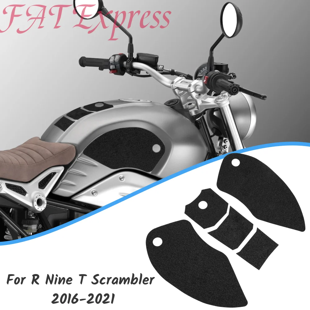 Tank Pad Gas Tank Traction Pads For Bmw R Nine T Scrambler 2016-2021 Fuel Tank Side Stickers Knee Grips Protector Decal