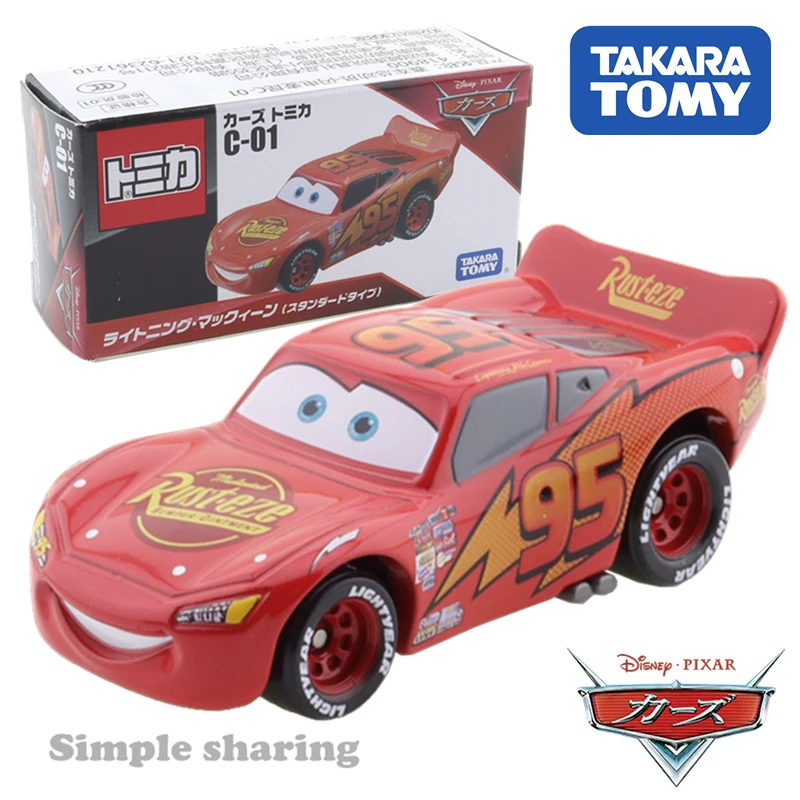 Takara Tomy Tomica Disney Cars Lightning Mcqueen (Tipo Standard)
