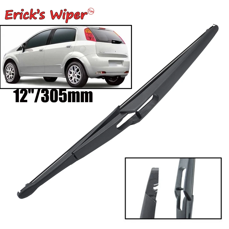 Ener'S Wiper 12 "Spazzola Tergicristallo Posteriore Per Fiat Grande Punto 199 Punto Evo Parabrezza Parabrezza Pulito Portellone Finestra Spazzola Anti