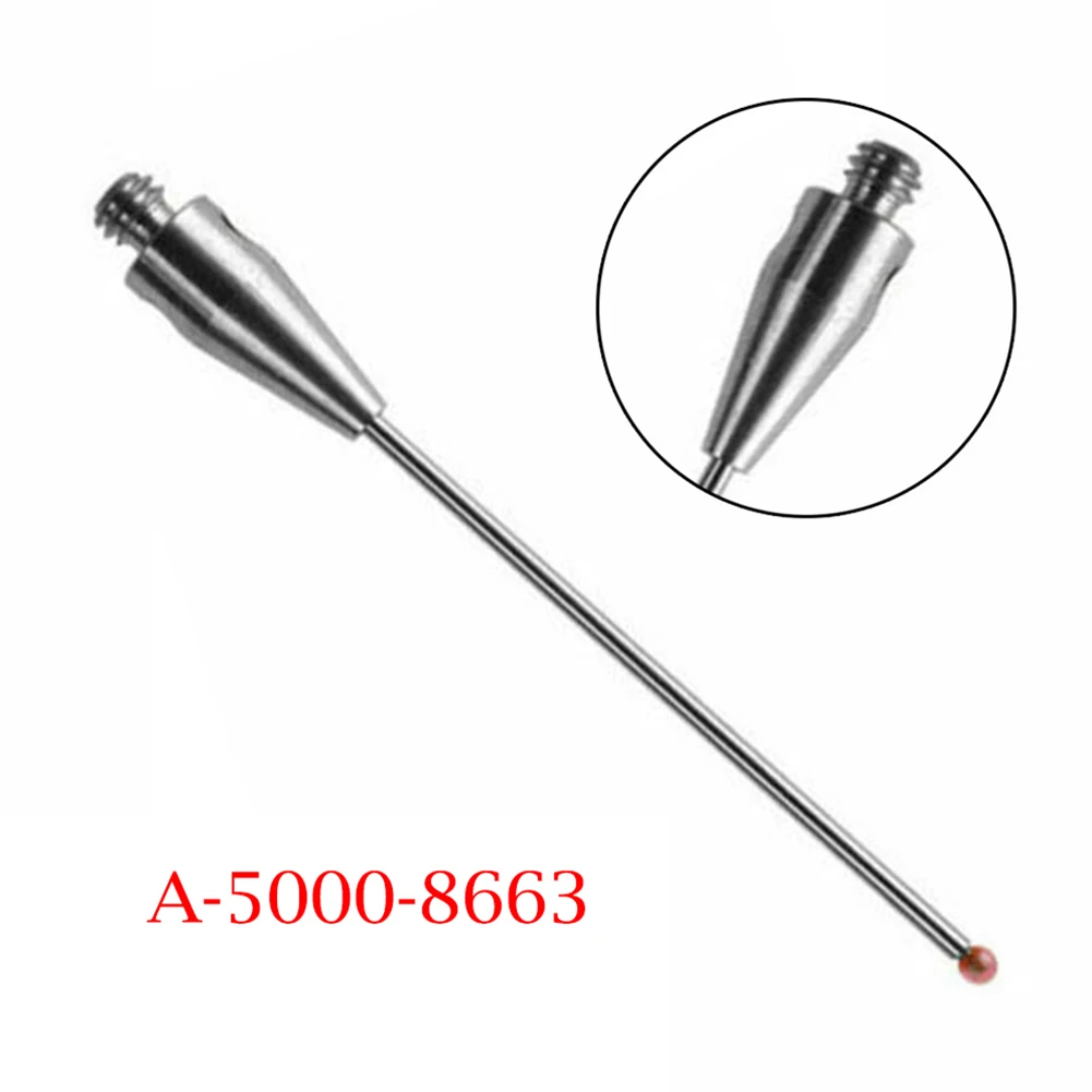 1Pc Contact Probe Cmm Touch Probe Cmm Stylus Tips M2 Cmm Styli 1Mm Ball 27Mm Long A-5000-8663 Strumenti Di Prova Del Materiale Dell'Asta Di Ceramica