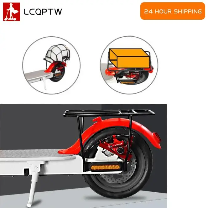 Per Xiaomi M365 1S Pro Scooter Elestrico Alumitio Bagagem Transportadora De Carga Rack Traseiro Prateleira Saco Suporte Tronco