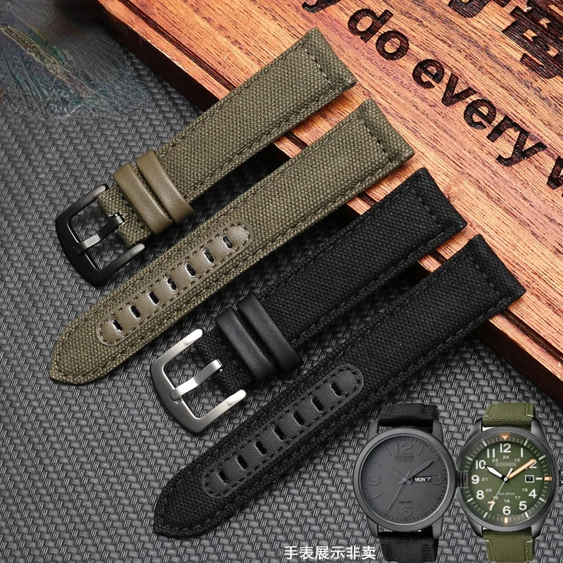 Cinturino Per Orologio Per Cinturini In Nylon Seiko N. 5 Serie Prospex Citizen Eco-Drive Sostituire Il Cinturino 22Mm Cinturino Impermeabile
