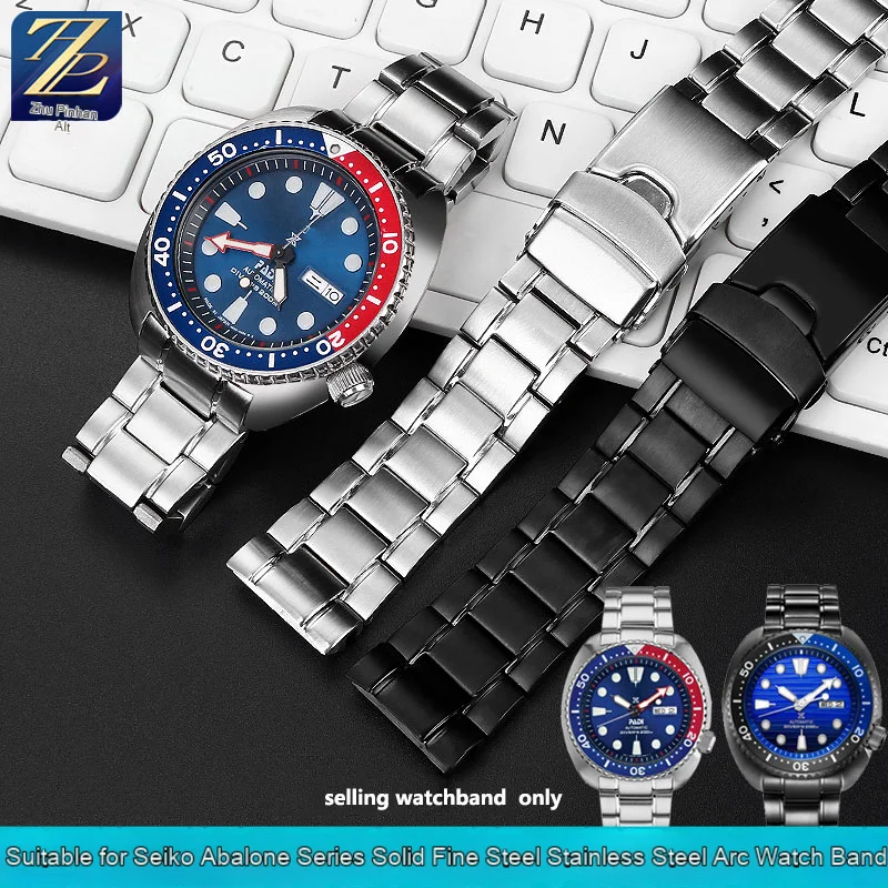 Cinturino Per Orologio Da Uomo Da 22Mm Adatto Per Orologio Padi Serie Seiko Precision Prospex Abalone Srpe99K1 Cinturino Per Orologio In Acciaio Inoss