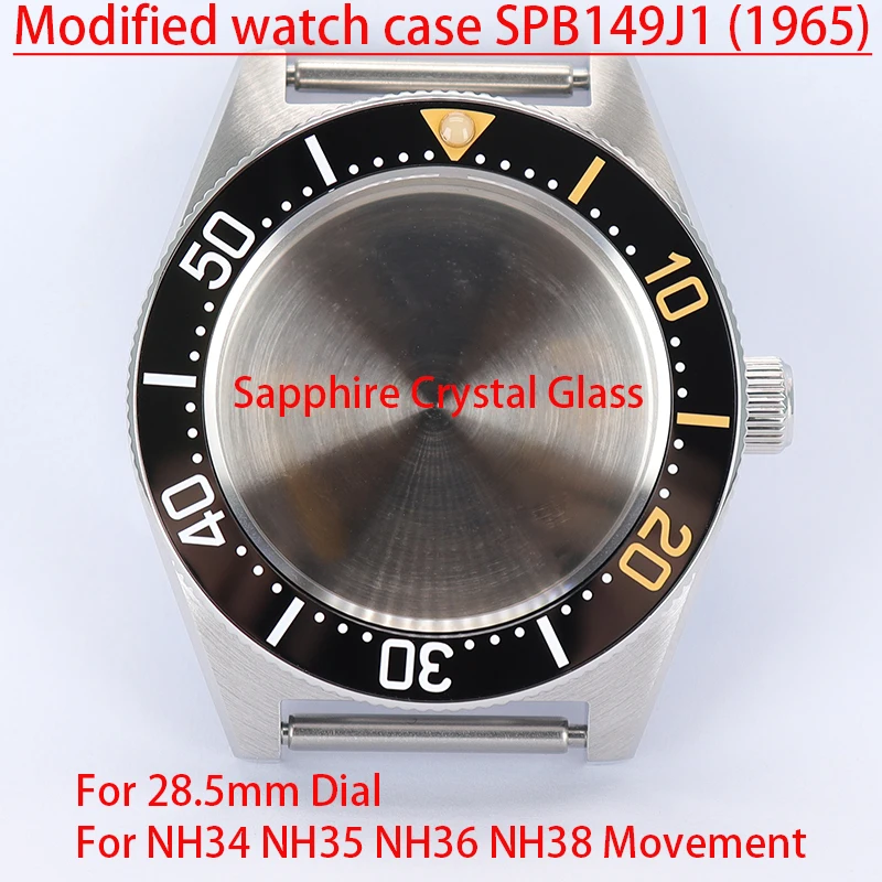 Cassa Dell'Orologio Nh35 Da 40.50Mm Acciaio Inossidabile 316L Seiko Modificato Prospezione Spb149J1 Mod Adatto Per Movimento Seiko Nh34 Nh35 Nh36 Nh38