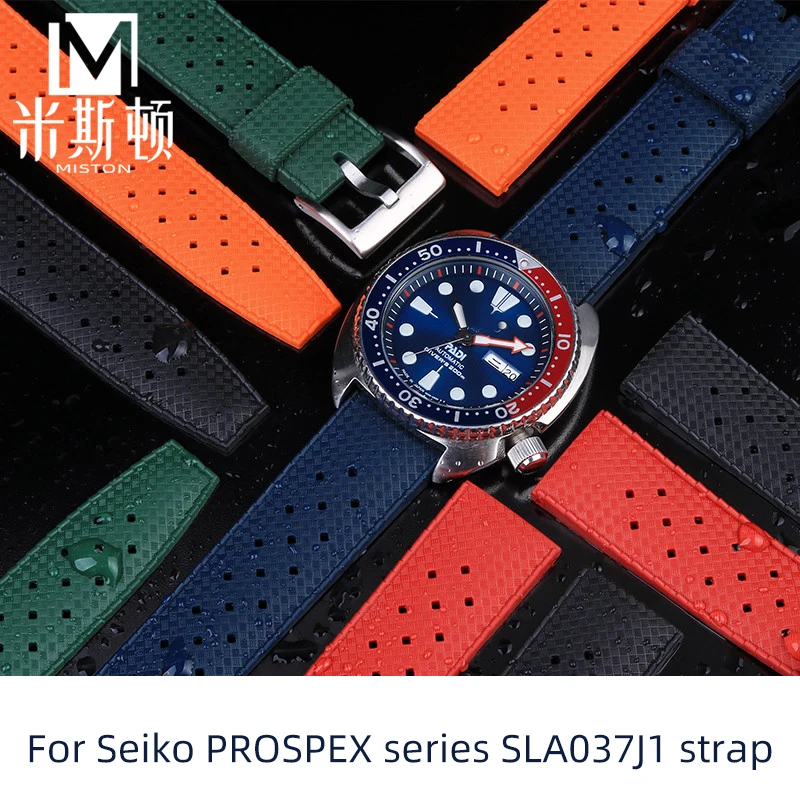 Cinturino In Gomma Ad Alta Resistenza Per Seiko Yuanzu Series Sla017 Sla037 Catena Per Orologio Subacqueo Prospezione Water Ghost Cinturino Piccolo Mm